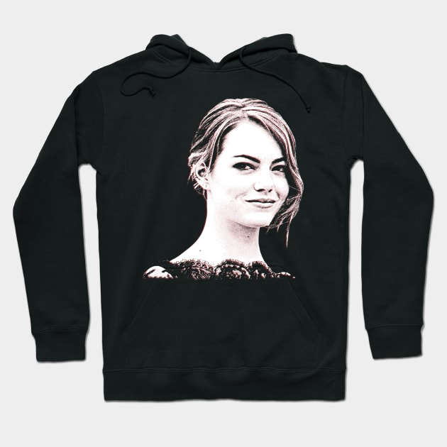 Emma Stone Hoodie by Lowchoose